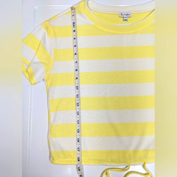 Love, Fire striped knit crop top - Picture 11 of 11